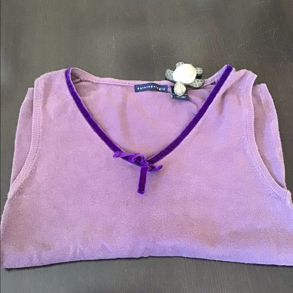 Anthropologie Tops - Anthropologie sleeveless stretchy sweater vintage